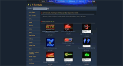 Desktop Screenshot of alnrentals.com